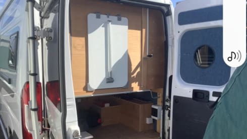 Meet Socks our 2 + 2 berth 2015 Fiat Ducato 