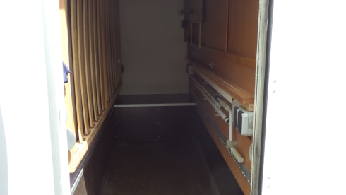 Compact family camper with bunk bed