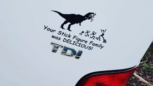 Transporter-Saurus-Rex – Transporter-Saurus-Rex... a 4 berth Volkswagen campervan from 2010