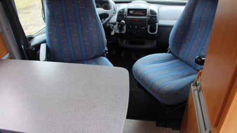 Comfortable camper bus