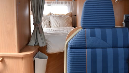 2 to 4 person Bürstner camper for the perfect holiday