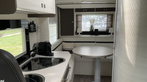 4 person very spacious Chausson camper 2019