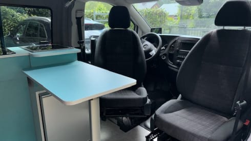 Mercedes-Benz Vito campervan with beautiful installation.