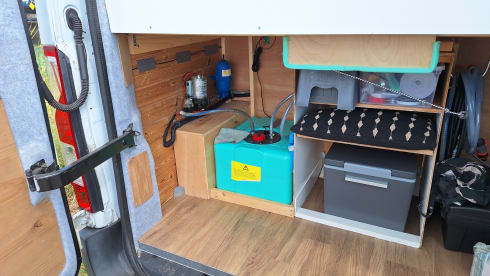Off-grid self-built camper van from 2014