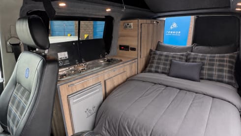 4berth new camper  – Hamish, de VW camper met 4 slaapplaatsen! Verzekering inbegrepen in de prijs!