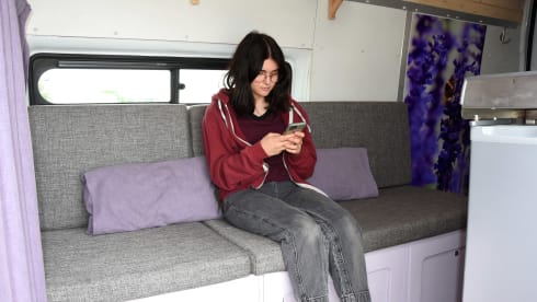 Lavender – 2/3 Berth Loo, Shower, Solar ideal Festivals & Off Grid