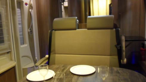 Beautiful luxury family camper Challenger Prium XG with powerful engine