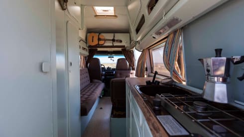 Ms. Paddy – Vintage Mercedes Westfalia campervan 🚌 🏄‍♂️ ⛱ incl. complete equipment