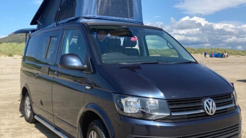 4 berth Volkswagen campervan 2016 6 speed, unique wooden interior