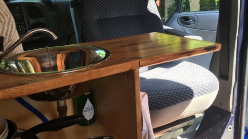 De Blauwe Rakker – Atmospheric camper van for the outdoorsman - Ford Transit