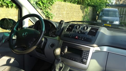 Discover Luxury and Adventure with our well-equipped Mercedes camper van!