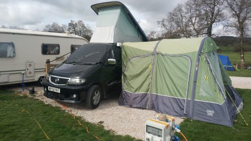 BARGAIN BONGO GAS CONVERSION  HIRE IN STAFFORD FREE TOILET TENT AND PORTA L