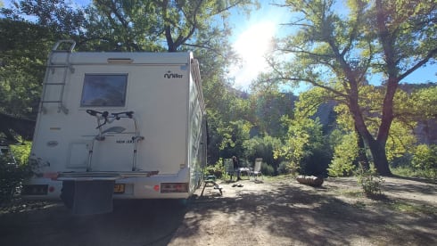 Ruime Fiat 6 slaappl, 2006, airco, vaste bedden, fietsendrager