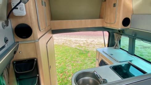 Practical and comfortable Ford Nugget with high roof