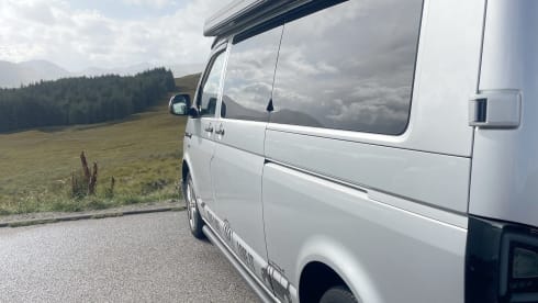 One life  – Including insurance the coolest Vw camper from Edinburgh airport 