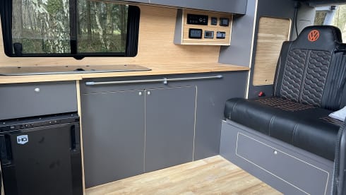 4 berth Volkswagen campervan from 2016