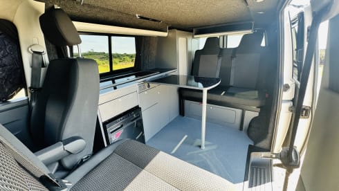 4 berth Volkswagen Transporter campervan from 2020