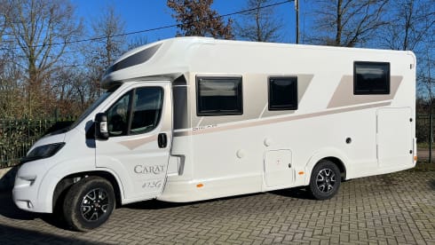 Tweede thuis op wielen. – New 4p Fiat semi-integrated motorhome from 2023