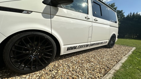 4 berth Volkswagen Transporter campervan from 2020