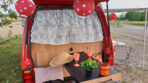 Super cool retro bus camper