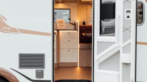 4p Bürstner luxury semi-integrated camper from 2021