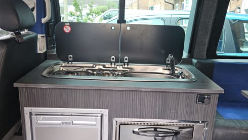 4 berth Volkswagen campervan from 2006