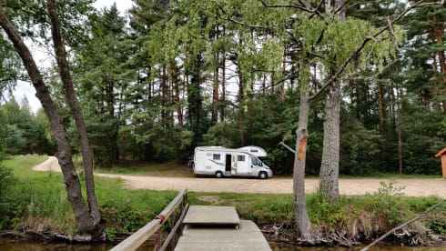 Huisje op wielen – Beau mobil-home familial 5 places ludique et pratique