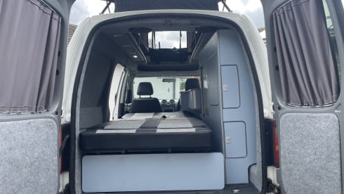 Caddy  – VW Caddy Maxi Micro Campervan. 4 Berth. 