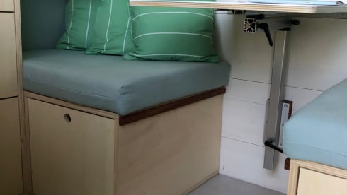 Off-grid campervan