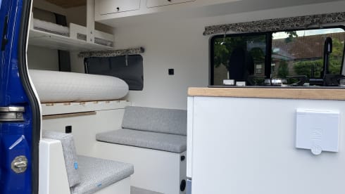 Volkswagen bus for duo or small family ready for a new road trip