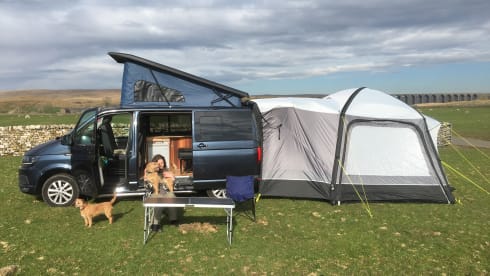 4 berth Volkswagen campervan 2016 6 speed, unique wooden interior
