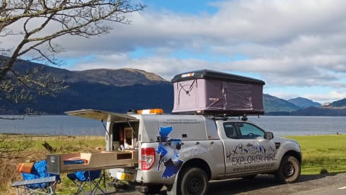 Ford Ranger 4x4 – 2 berth Tent Box on Pick-up Truck