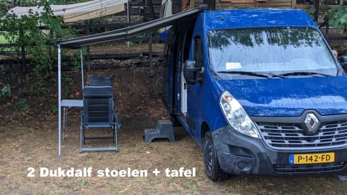The Eagle – Bus camper 2 person Renault Master 2016 (2 x length bed!)