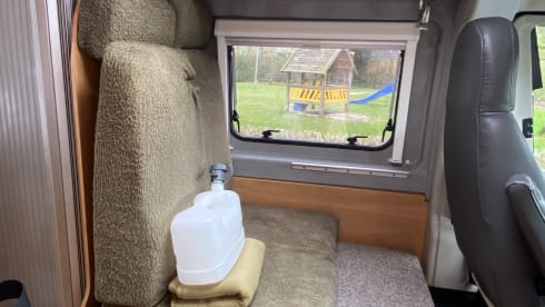 Posseltje – 2+1 pers. Pössl road camper 5.40 m uit 2013