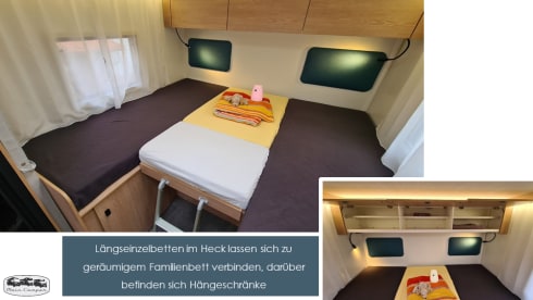 Joa 75T – Modern family mobile home for 5 people under 3.5t