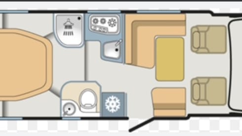 3 person Fiat camper
