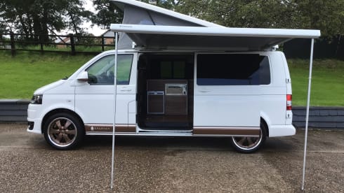 4 berth Volkswagen campervan from 2013