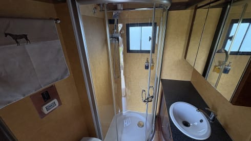 HTI camper van (horse transport possible)