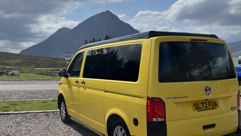 Sunny – Noleggio camper di lusso VW. Con sede a Glasgow, Scozia. 