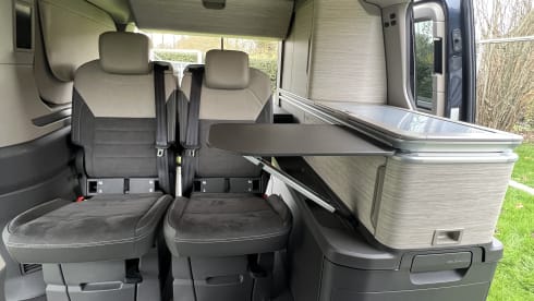 VW California Ocean T7 (2026) blauw-wit