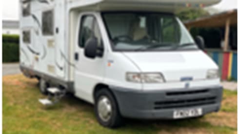 6 berth Fiat Moterhome insurance included