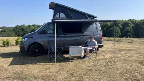 Jean  – 4 berth Volkswagen Transporter T6.1 POP Top campervan from 2020