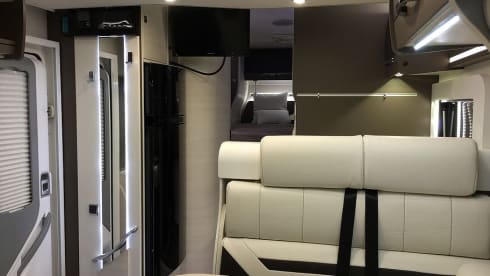 Beautiful Chausson camper for rent, built in 2016
