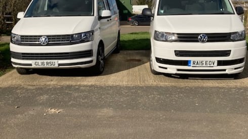 Daisy – VW 4 berth camper with awning and d/away tent ALL INCLUSIVE PRICE