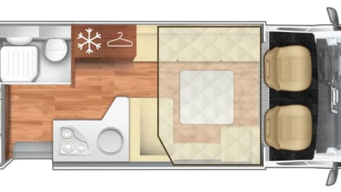 Spacious 4p camper RollerTeam Performance Plus 247 TL Ford