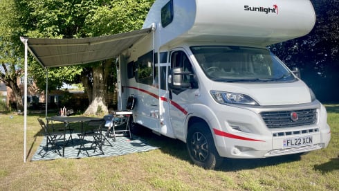 Big Mo – Sunlight A72 mit 6 Schlafplätzen aus dem Jahr 2022