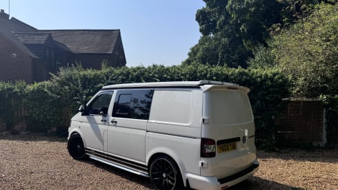 4 berth Volkswagen campervan from 2009