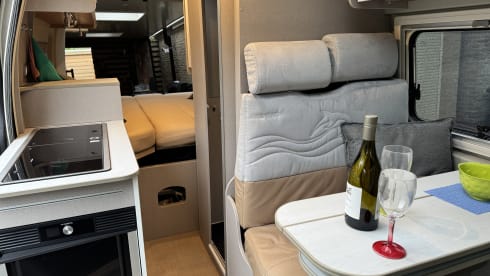 Camper van (2024), 2 berths and swivel module bike carrier