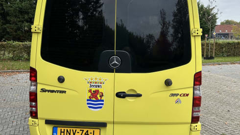 Yellowtrack  – Powerful Mercedes campervan – freedom, comfort and adventure for two!