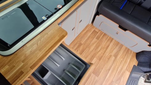 Pearl – VW T6 DSG Auto 4Birth Campervan, INSURANCE INC IN PRICE! *inc Night Heater